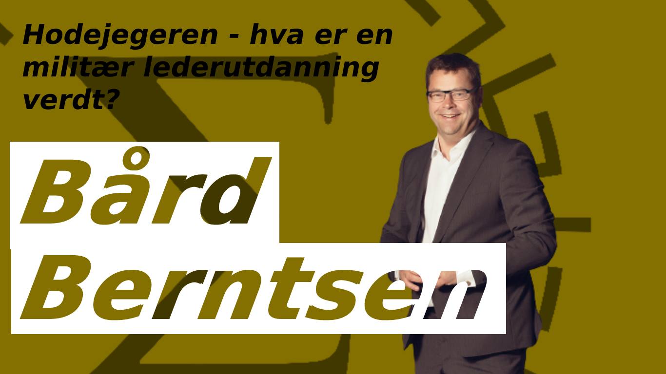 Min vei: Hodejeger Bård Berntsen