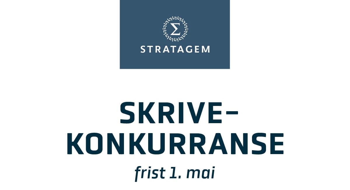 Bli med på Stratagems skrivekonkurranse og vinn 10 000!