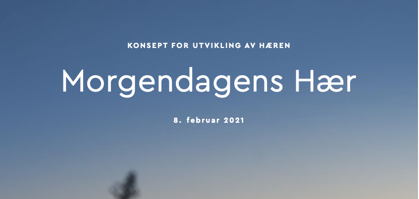 Kursen er satt for morgendagens hær