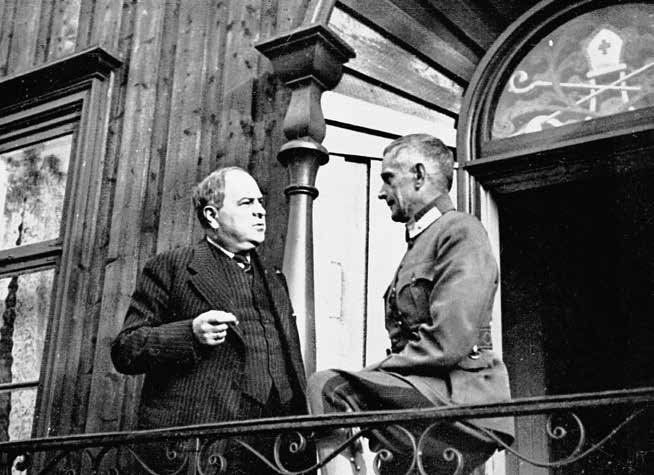 Nygaardsvold-regjeringen og offiserene