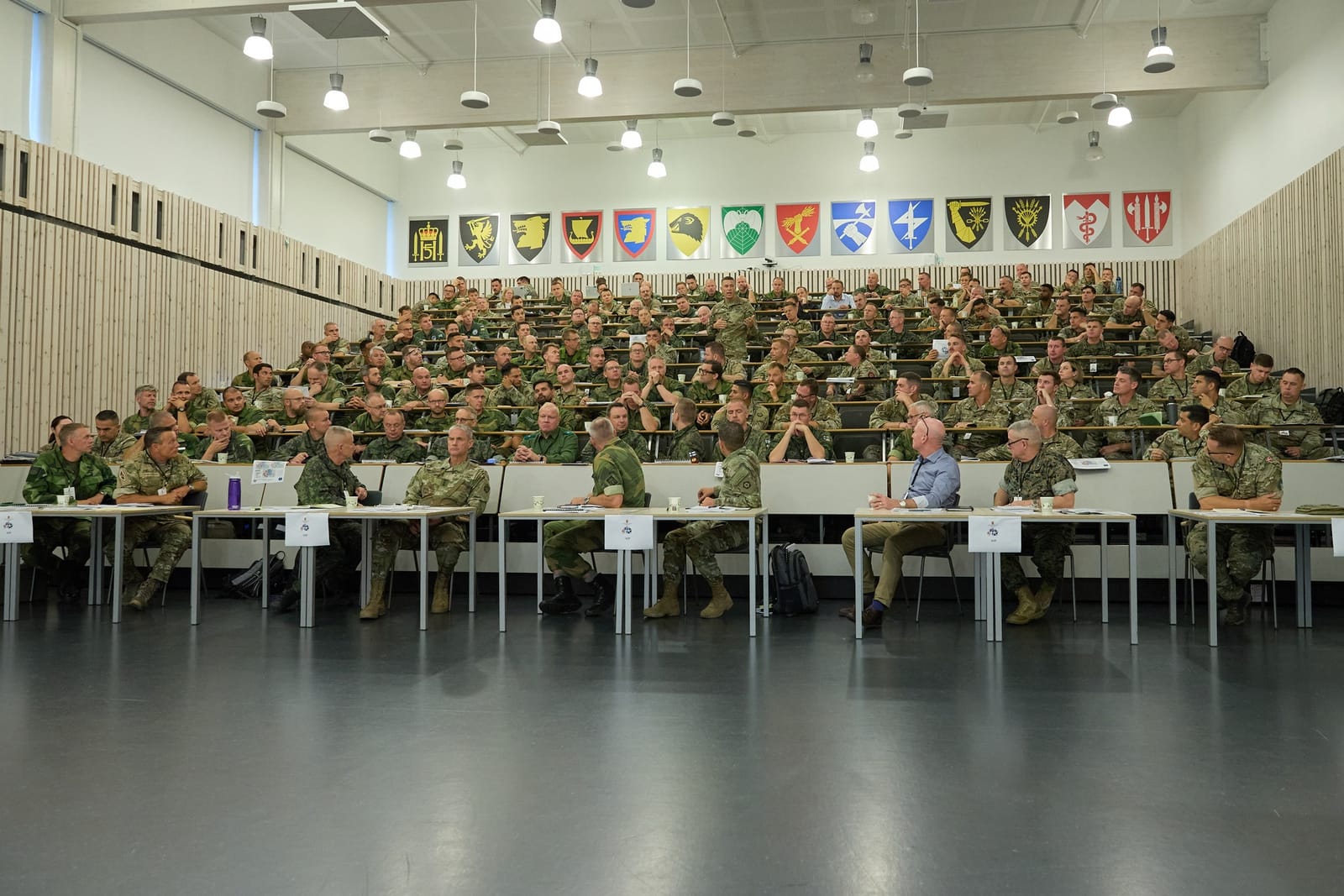 Nordiske landstyrker med amerikansk korpsledelse