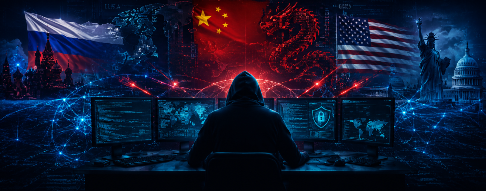 Stormaktsrivalisering i cyberspace